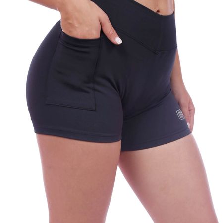 Short Pantaloneta con Bolsillo Lateral Muscle Museum Azul Oscuro para Mujer Short Pantaloneta con Bolsillo Lateral para Mujer Color Azul Oscuro Talla L