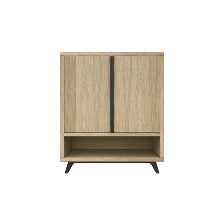 Aparador Nórdico 2 puertas mas compartimento Renato color Duna TU MESITA