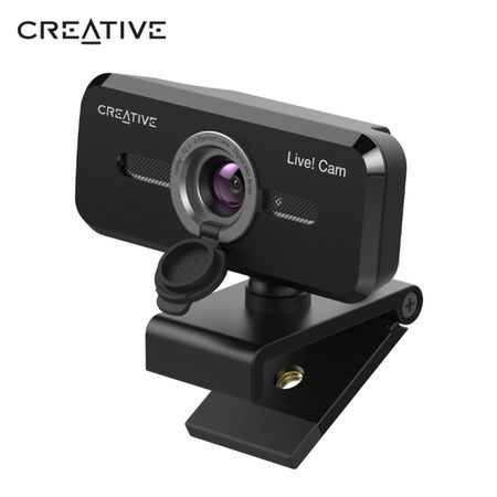 Camara Creative Live! Cam Sync V2 Fhd 1080p C/Tapa Dual Mic Usb Black