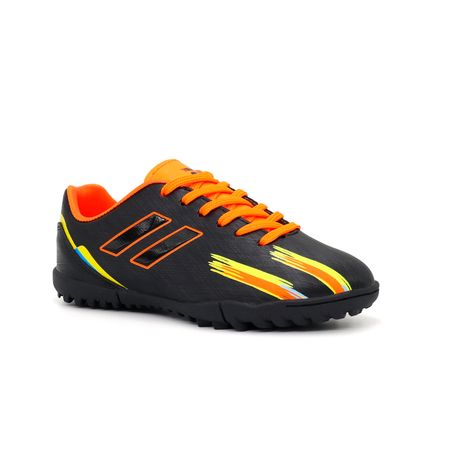 Zapatilla de Futbol para Niño Patrick NEYMAR-N24 Negro Naranja Talla 32