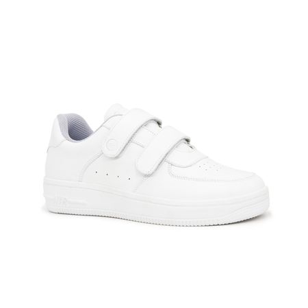 Zapatillas Escolares de Cuero para Niños Par&ss JA24-CG837 Blanco Talla 38