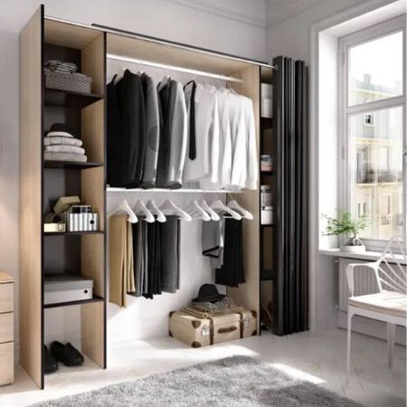 Kit Vestidor con Cortina modelo LIA Nacion Muebles