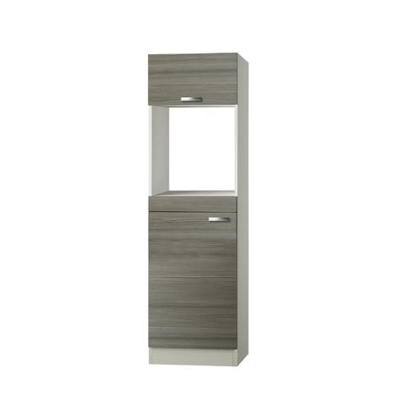 Mueble de Cocina Moderno Kiba Blanco y Gris R&R MUEBLES