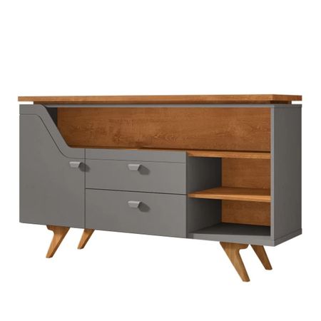 Aparador Minimalista Lyon color Marrón/Gris oscuro TU MESITA