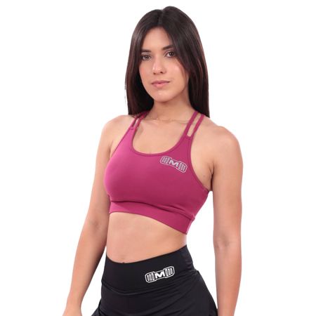 Top Deportivo con Tiras Muscle Museum Fucsia para Mujer Top Deportivo con Tiras Muscle Museum color Fucsia para Mujer Talla S