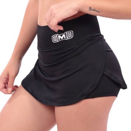 Short Falda Deportivo Muscle Museum Negro para Mujer Short Falda Deportivo Muscle Museum color Negro para Mujer Talla S