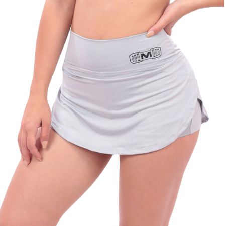 Short Falda Deportivo Muscle Museum Plateado para Mujer Short Falda Deportivo Muscle Museum color Plateado para Mujer Talla L