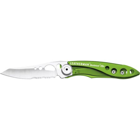 Cuchillo Plegable Leatherman Skeletool Kbx Verde Sublime Envasado en Blister 1401730-REG