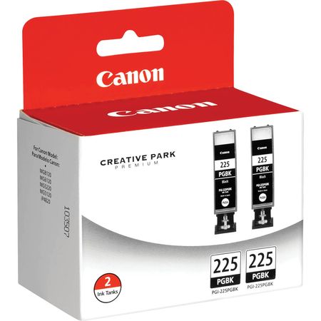 Twin Pack de Cartuchos de Tinta Negra Canon Pgi 225 723292-REG