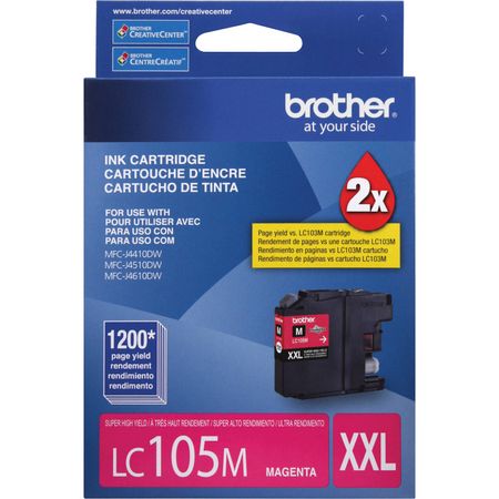 Cartucho de Tinta Brother Lc105 Innobella Super High Yield Xxl Magenta 907391-REG