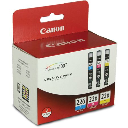 Pack de Tres Cartuchos de Tinta a Color Canon Cli 226 928689-REG