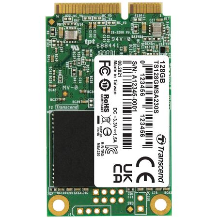 Ssd Msata Transcend 230S de 128Gb 1700775-REG