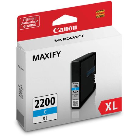 Cartucho de Tinta Pigmentada Canon Pgi 2200 Xl en Color Cian 1111837-REG