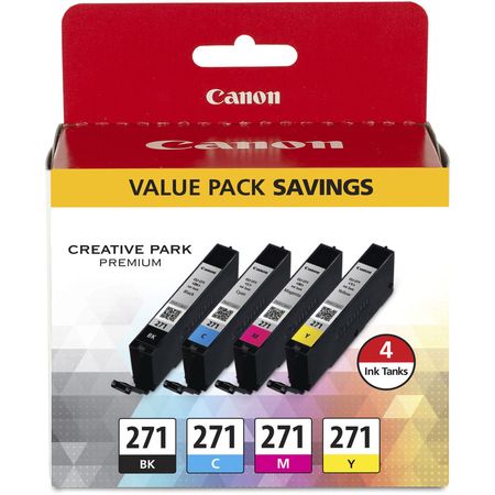 Pack de 4 Cartuchos de Tinta Canon Cli 271 Cmyk 1178784-REG