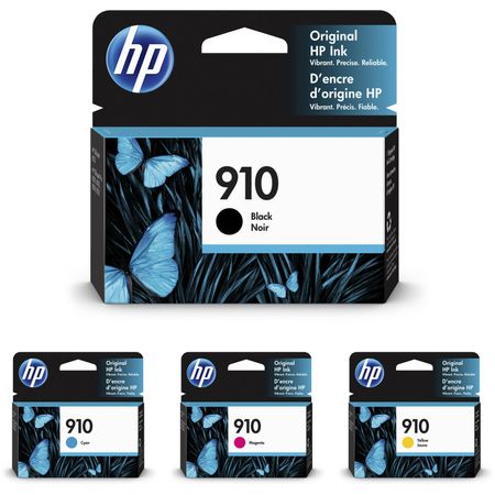 Set de Cartuchos de Tinta Hp 910 Negro Cian Magenta y Amarillo 1640484-REG