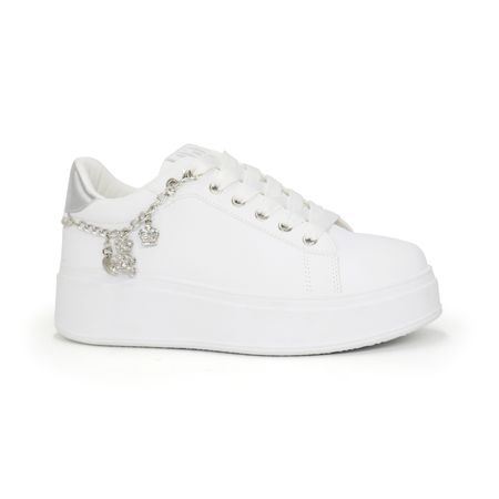 Zapatillas Urbanas Mujer Ariana 24I4-5125 BLANCO/PLATA 38