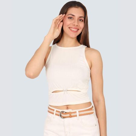 Polo Moda para Mujer Parada 111 Gisel Blanco S