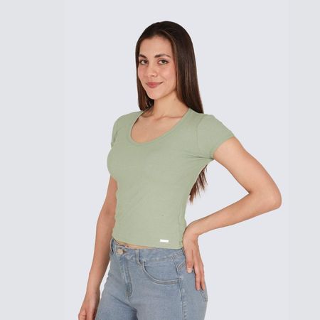 Polo Moda para Mujer Parada 111 Capri Verde M