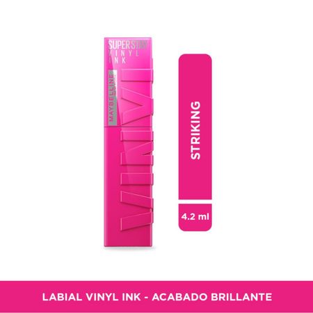 Labial Líquido Maybelline Superstay Vinyl Ink Pink Striking