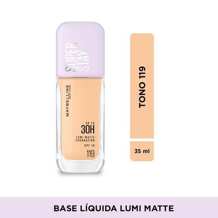 Base Maybelline Superstay Lumi Matte Tono 119 35Ml