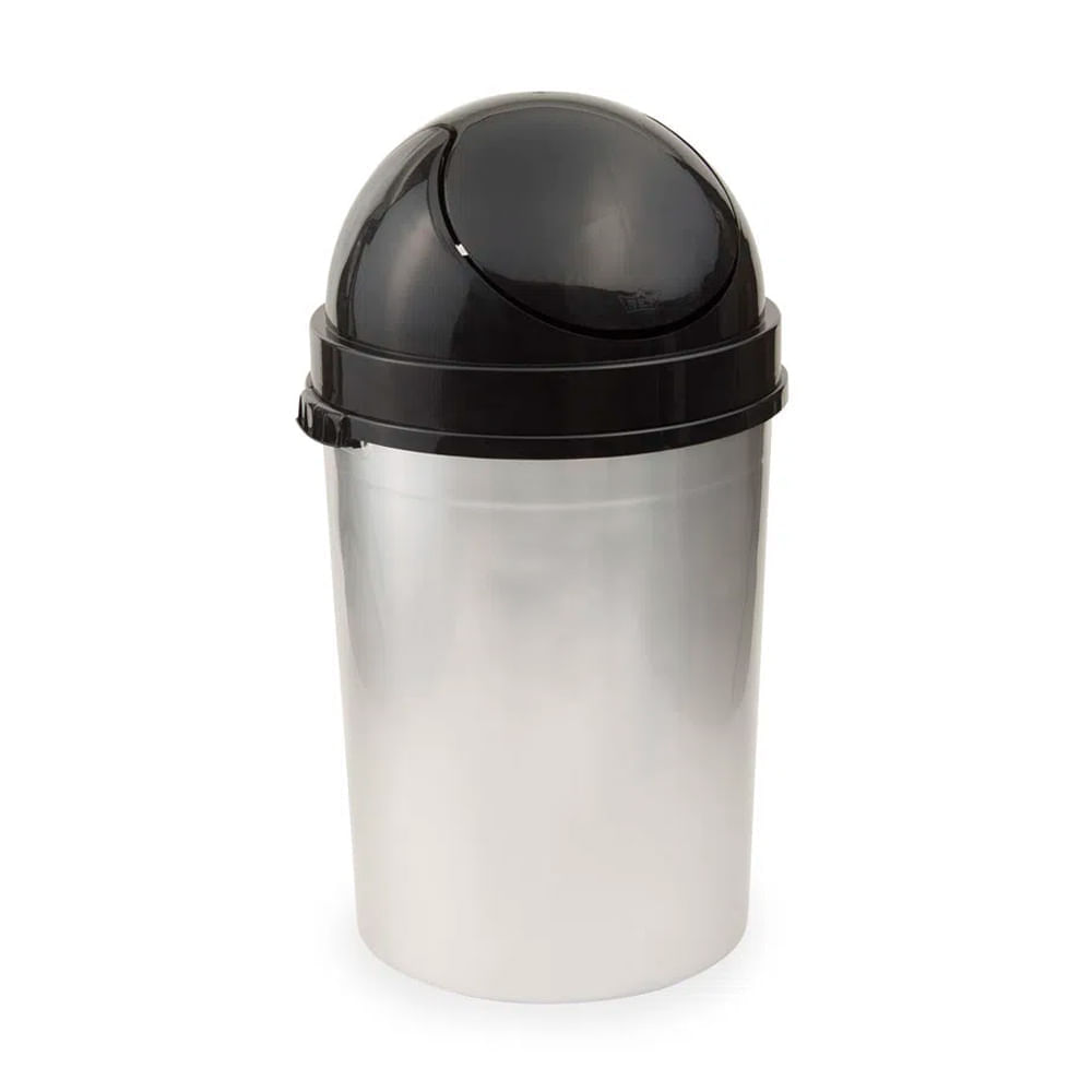 Papelera Cosmos Metalizada 54 litros