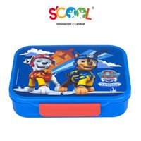 Taper Scool Bento 6 Divisiones 1 Broche Paw Patrol Niño