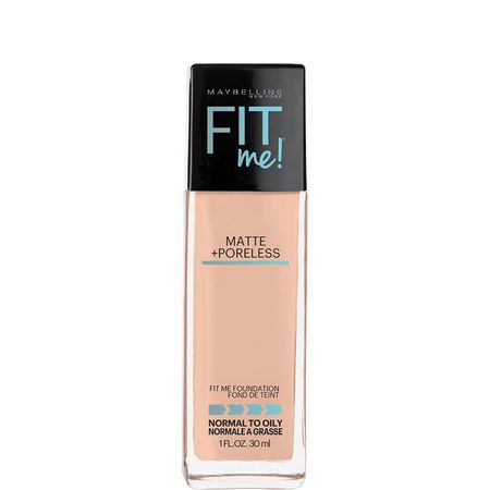 Base Fit Me Matte + Poreless Tono 125 Nude Beige Maybelline