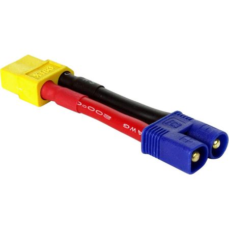 Adaptador de Cable XT60 Femenino a EC3 Masculino para ESC/Baterías de Vehículos RC 1242124-REG