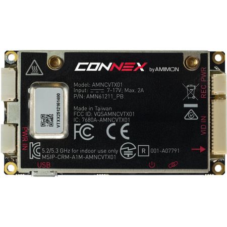 Amimon CONNEX Nano TX Transmisor - Sistema de Video Inalámbrico 720p60, Alcance de 1000', Antenas 2 1689836-REG