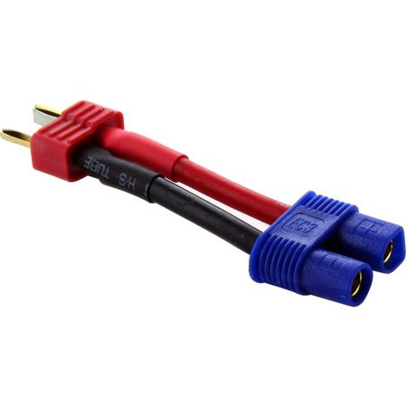 Adaptador de Cable EC3 Femenino a Deans Ultra-Type Masculino para ESC/Baterías de Vehículos RC 1242121-REG