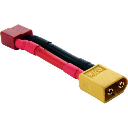 Adaptador de Conversión Deans Ultra-Type Femenino a XT60 Masculino - Conexión Sin Modificar Equipos 1242118-REG