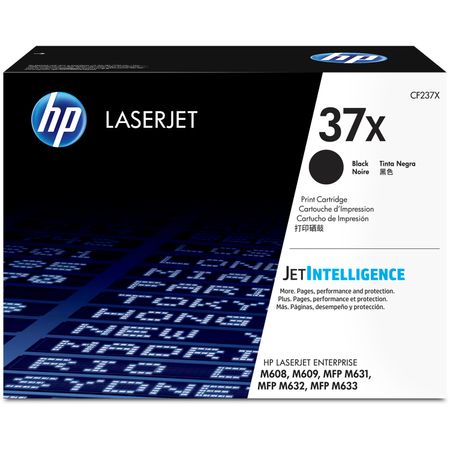 Cartucho de Tóner Negro de Alta Capacidad Hp 37X para Impresoras Láser Enterprise Laserjet 1357175-REG