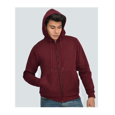 Polera con Cierre para Hombre Guinda Talla s