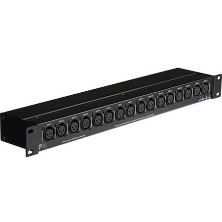 ART P16 Patch Bay Balanceado XLR Rackmount - 1RU Chasis de Acero, 16 Canales Balanceados, Interfaz P 758421-REG