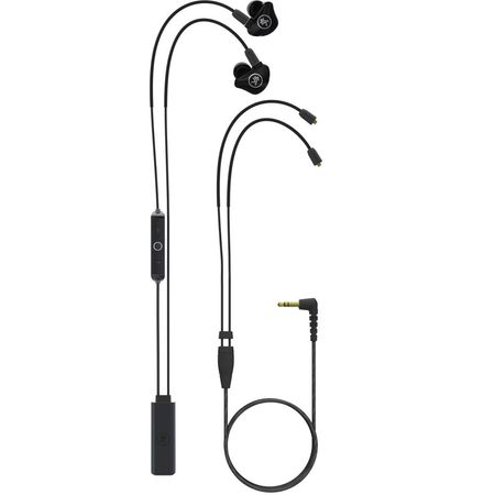 Auriculares In-Ear Mackie MP-240 BTA con Control Remoto y Adaptador Bluetooth - Aislamiento de 40 dB 1532205-REG