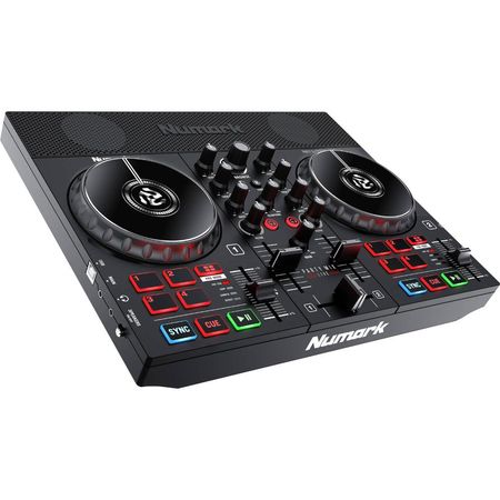 Controlador DJ Numark Party Mix Live con Luces Integradas y Altavoces de 2