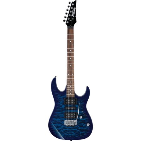 Guitarra Eléctrica Ibanez Grx70Qa Rg Gio Series Transparent Blue Burst 1161492-REG