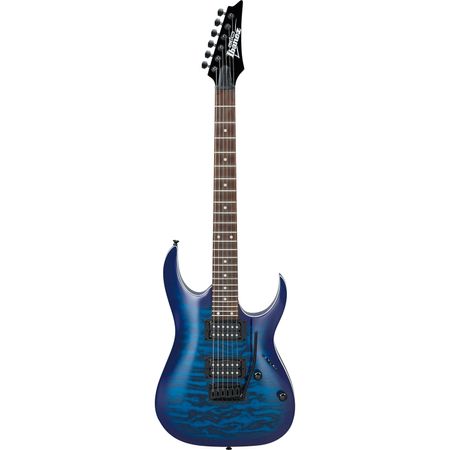 Guitarra Eléctrica Ibanez Rga Series Grga120Qa Transparent Blue Burst 1477308-REG