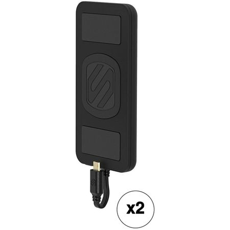 Kit de Batería Scosche Magicmount Powerbank Micro Usb de 4000Mah 2 Pack Negro 1506580-REG
