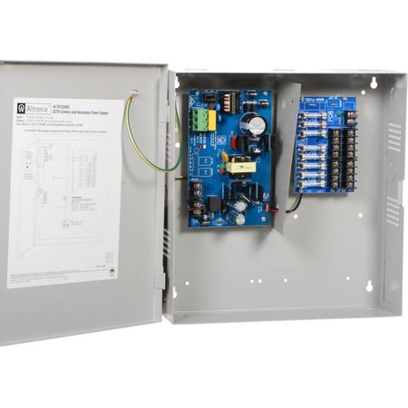 Fuente de Alimentación ALTRONIX de 8 Salidas para Cámaras CCTV - 12/24 VDC, 4A, Salidas Protegidas p 1234541-REG