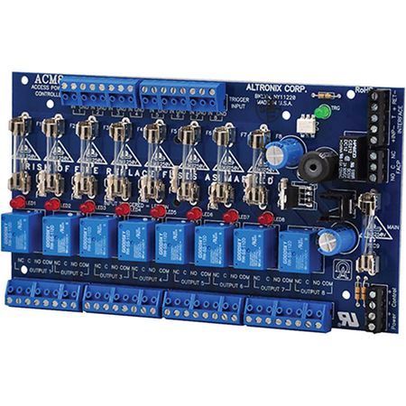 Controlador de Potencia de Acceso ALTRONIX 8 Salidas 1234456-REG
