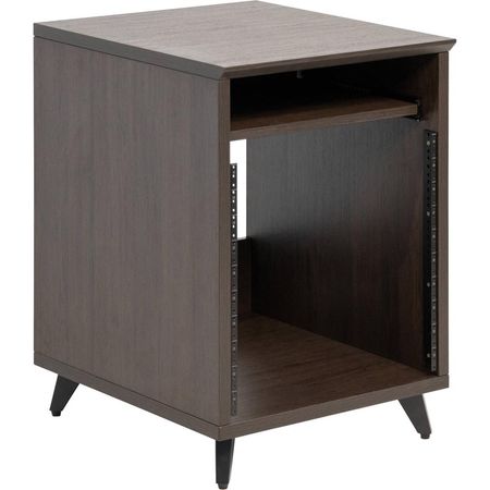 Gator Elite Series 10 RU Mesa de Rack para Estudio (Madera Oscura de Nogal) - Ideal para Equipos de 1643246-REG