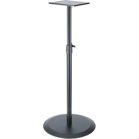 Soporte de Monitor K&M 26740 (Negro) - Estructura de Acero con Base de Hierro Fundido, Placa de Sopo 1716383-REG