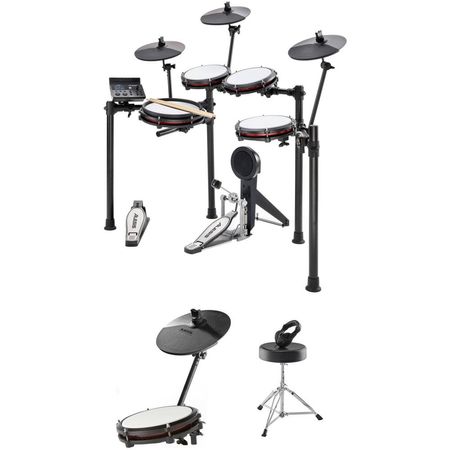 Kit de Batería Electrónica Alesis Nitro Max de 8 Piezas con Módulo Nitro Max, Pads, Platillos, Acces 1803016-REG