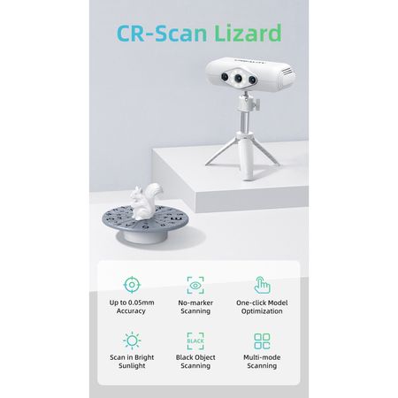 Escáner 3D Creality Cr Scan Lizard Premium 1710880-REG