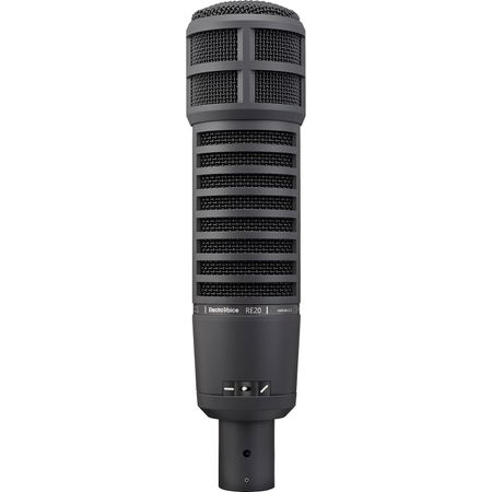 Micrófono Electro Voice Re20 Broadcast Announcer con Variable D Negro 1590184-REG