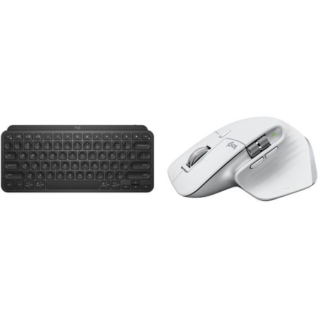 Set de Teclado Inalámbrico Logitech Mx Keys Mini y Mouse Mx Master 3S Negro Gris Pálido 1708317-REG