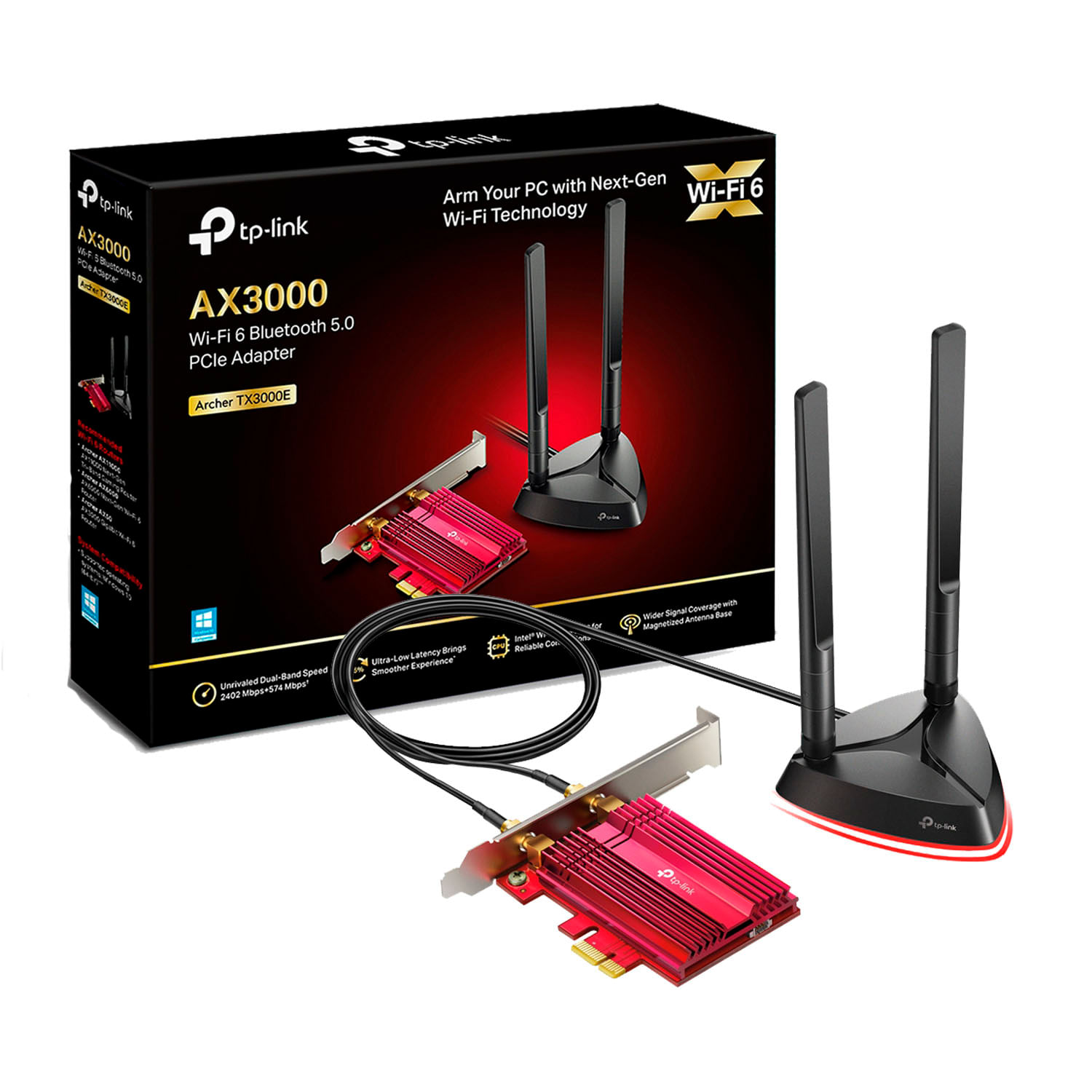Adaptado Archer TX3000E TP-Link PCI Expres WiFi 6