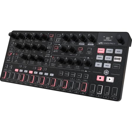 IK Multimedia UNO Synth PRO X: Sintetizador Analógico de Escritorio con Secuenciador TB y Modo Bassl 1778601-REG