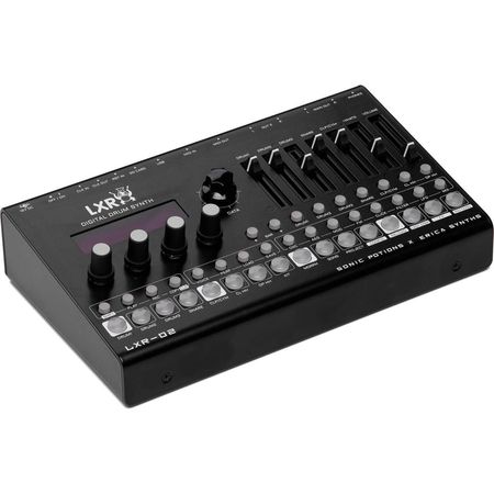 Erica Synths LXR-02: Potente Sintetizador de Batería con 6 Voces, Más de 30 Parámetros Ajustables y 1763971-REG